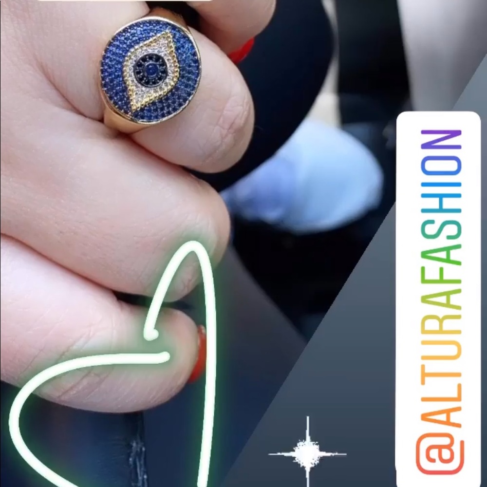 Evil eye ring - Picture 2 of 3